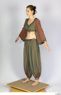  Photos Woman in Belly dancer suit 1 Decorated dress Medieval Belly Dancer Medieval clothing a poses whole body 0002.jpg